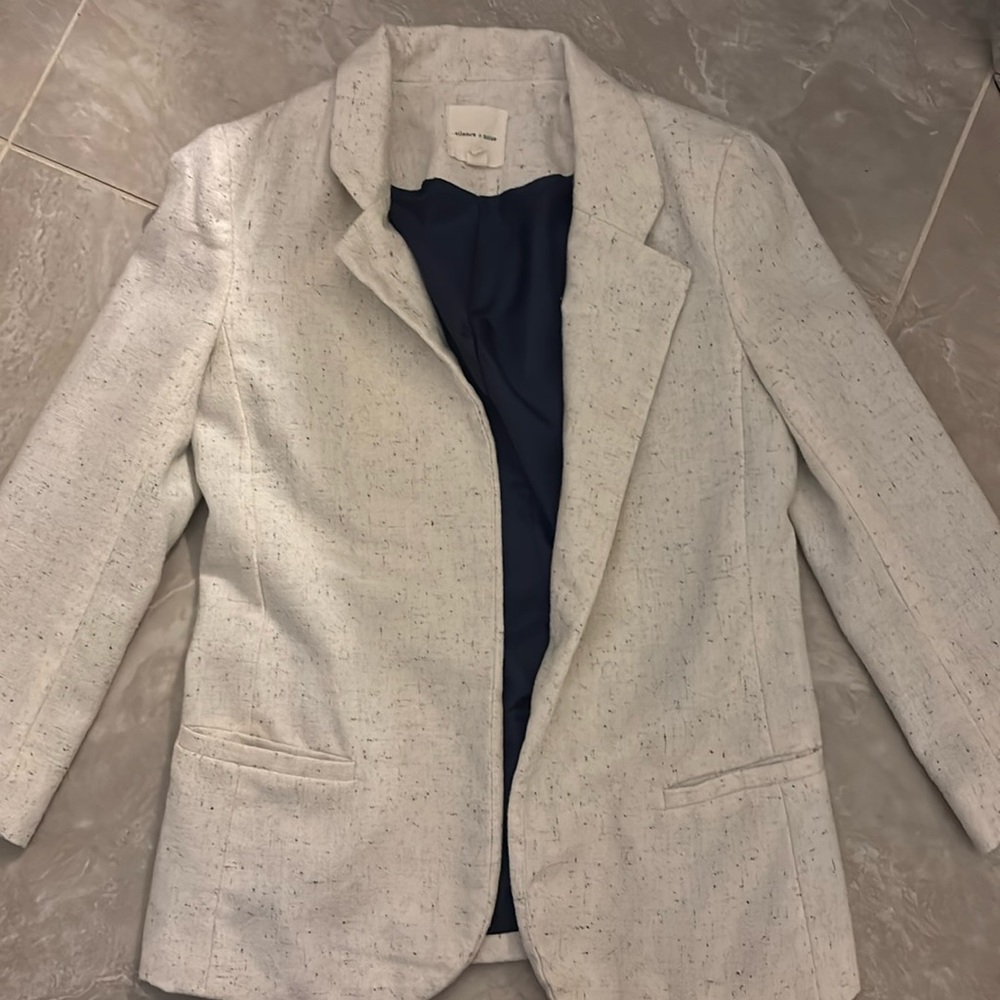 White Silence +Noise casual blazer